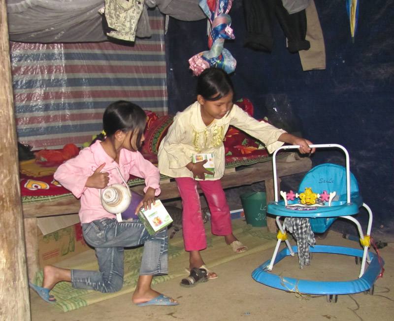 Вьетнамские дети в деревне