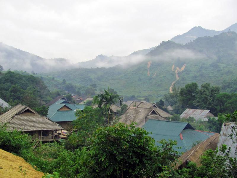 Вьетнамская деревня утро
